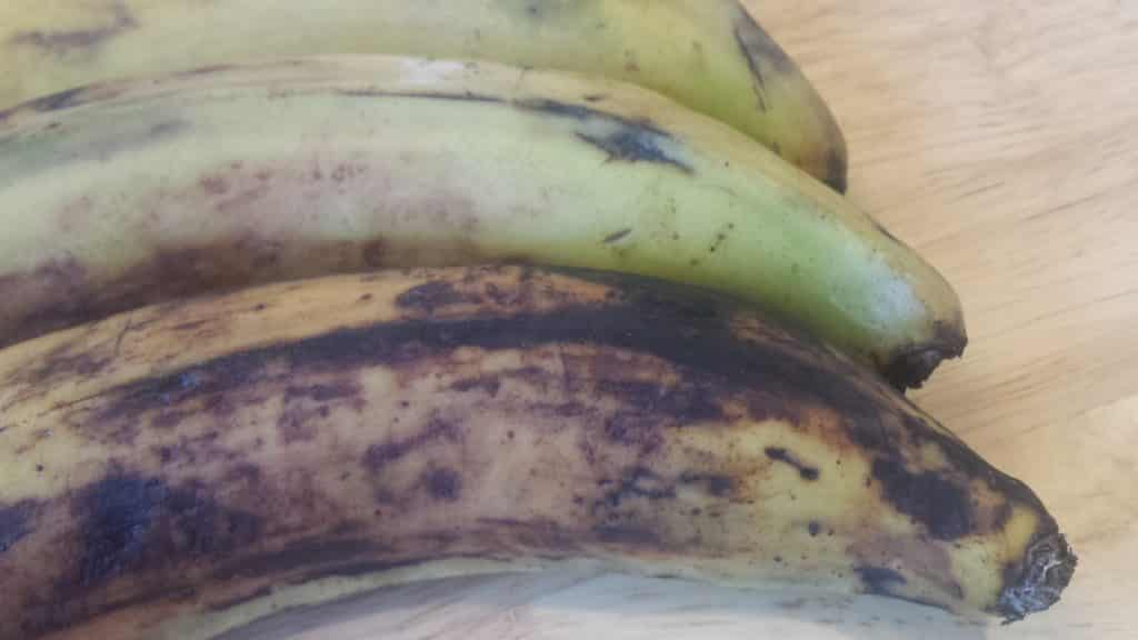 banane plantain, mûre, verte