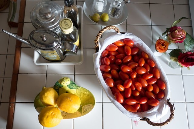 tomate huile et citron